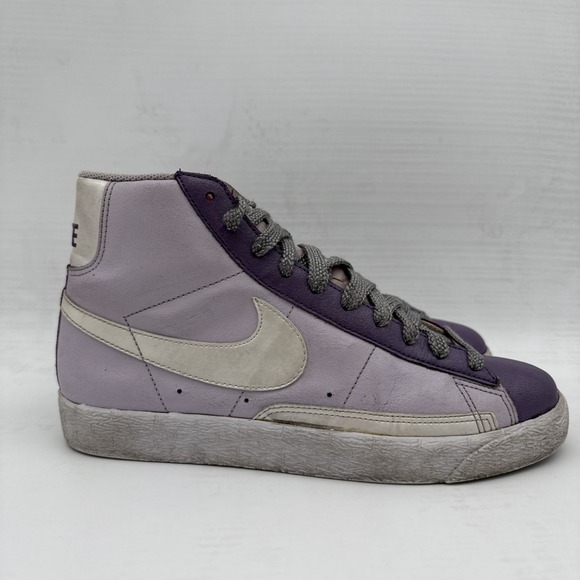 Nike Blazer High 317808-511 Women Purple/White Athletic Sneaker 2009 Size US 9 - Picture 3 of 16
